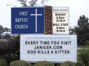 The church says...