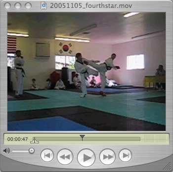 Sparring & breaking boards